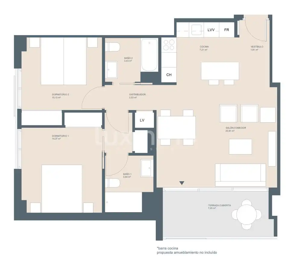 Flat with pool for sale in Centro ciudad, imagen 12