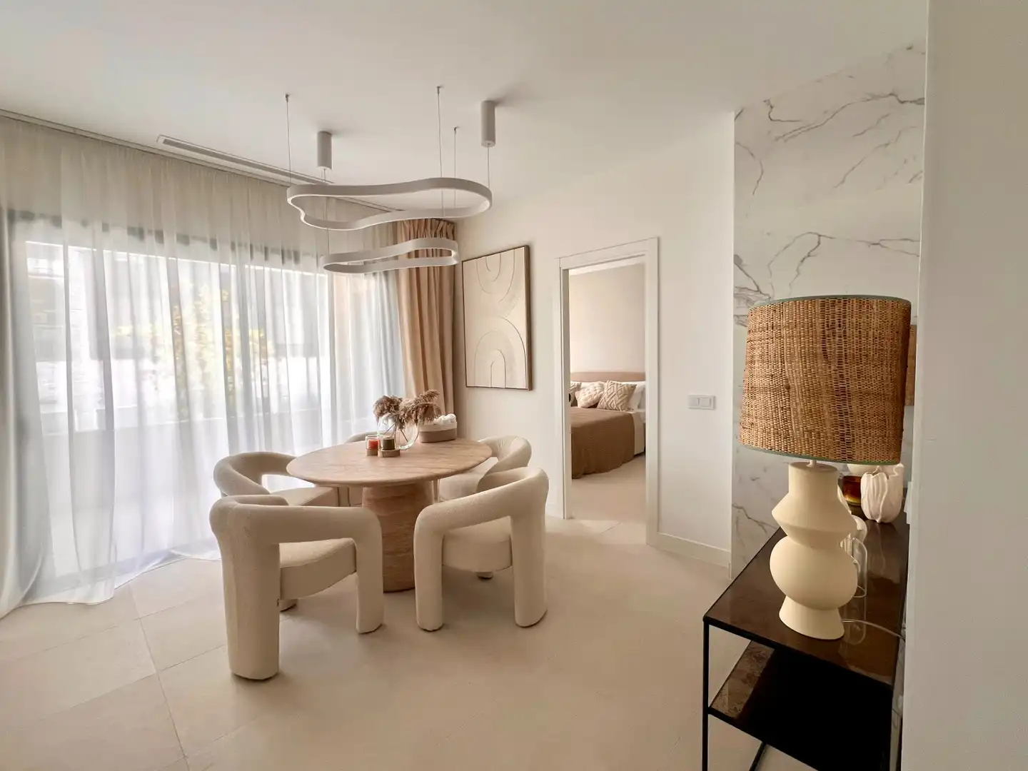 Comedor de Apartamento en venta en Marbella con Aire acondicionado, Terraza y Horno