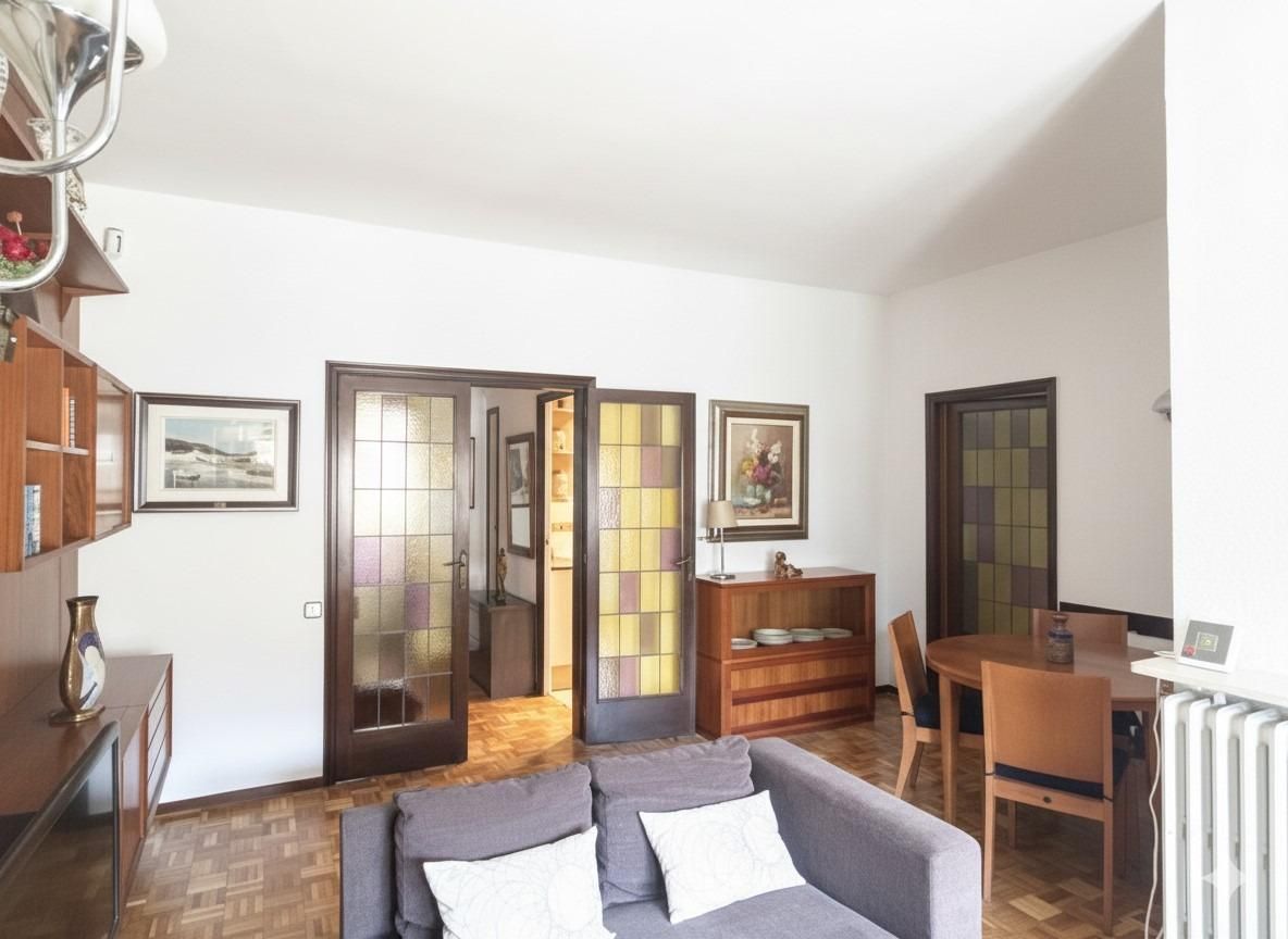 Sala d'estar de Pis de lloguer en  Barcelona Capital amb Aire condicionat, Calefacció i Balcó