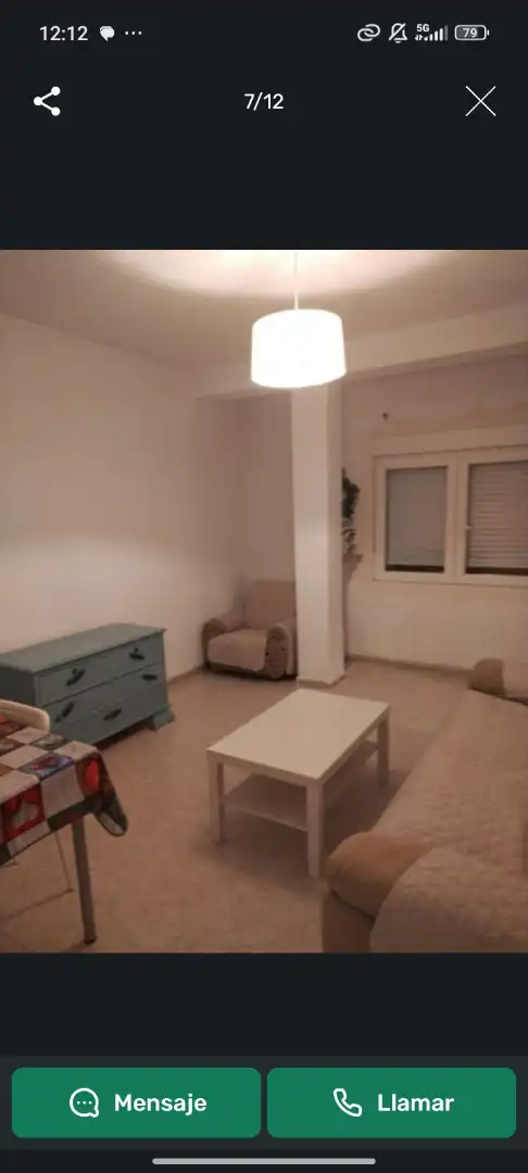 Sala d'estar de Pis de lloguer en Granada amb Moblat