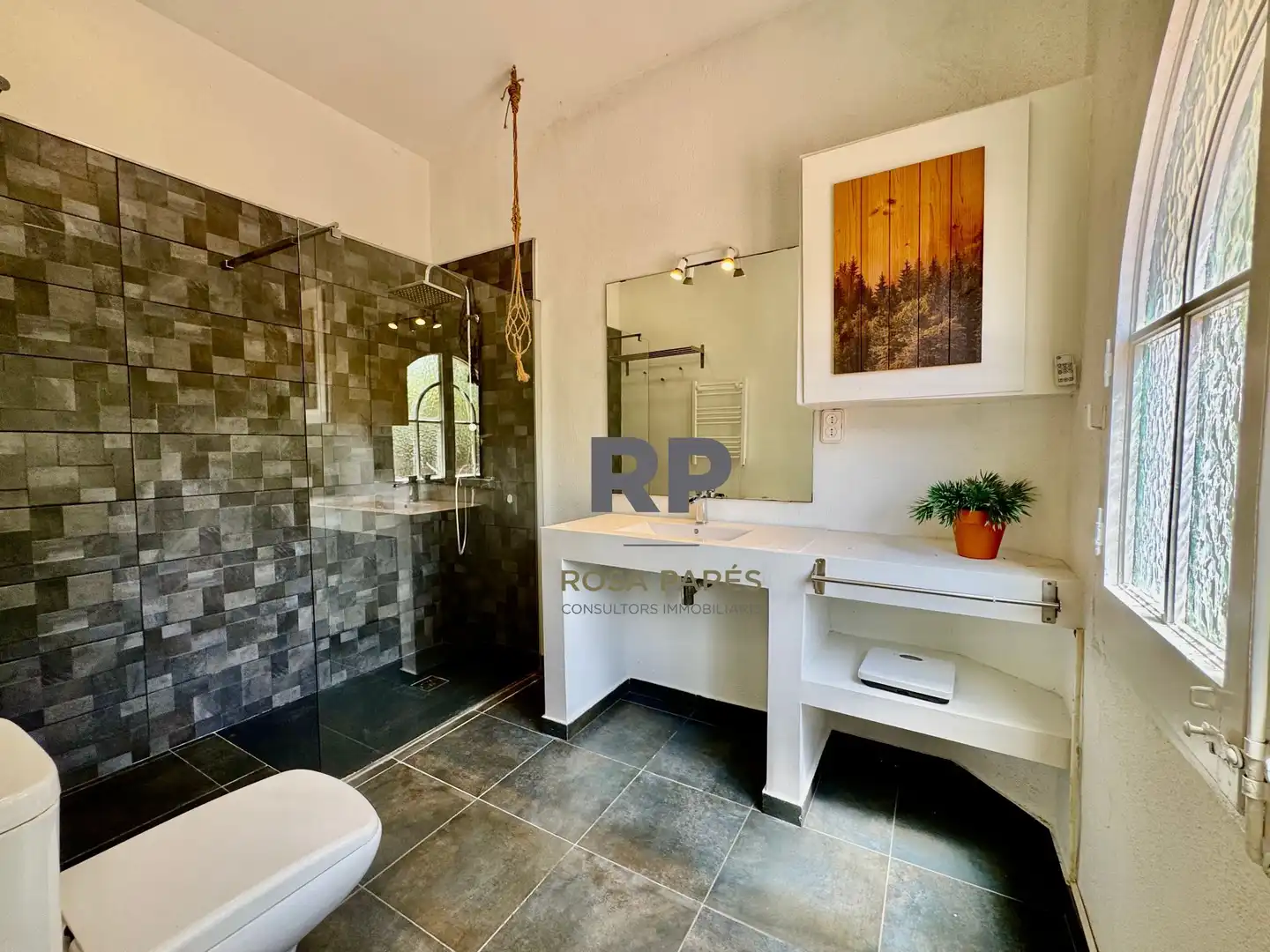 Bathroom of Houses for sale in Sant Martí de Centelles  with Heating, Private garden and Terrace