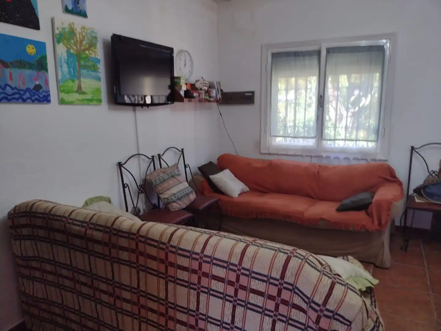 Sala de estar de Casa o chalet en venta en Cantillana con Jardín privado y Piscina
