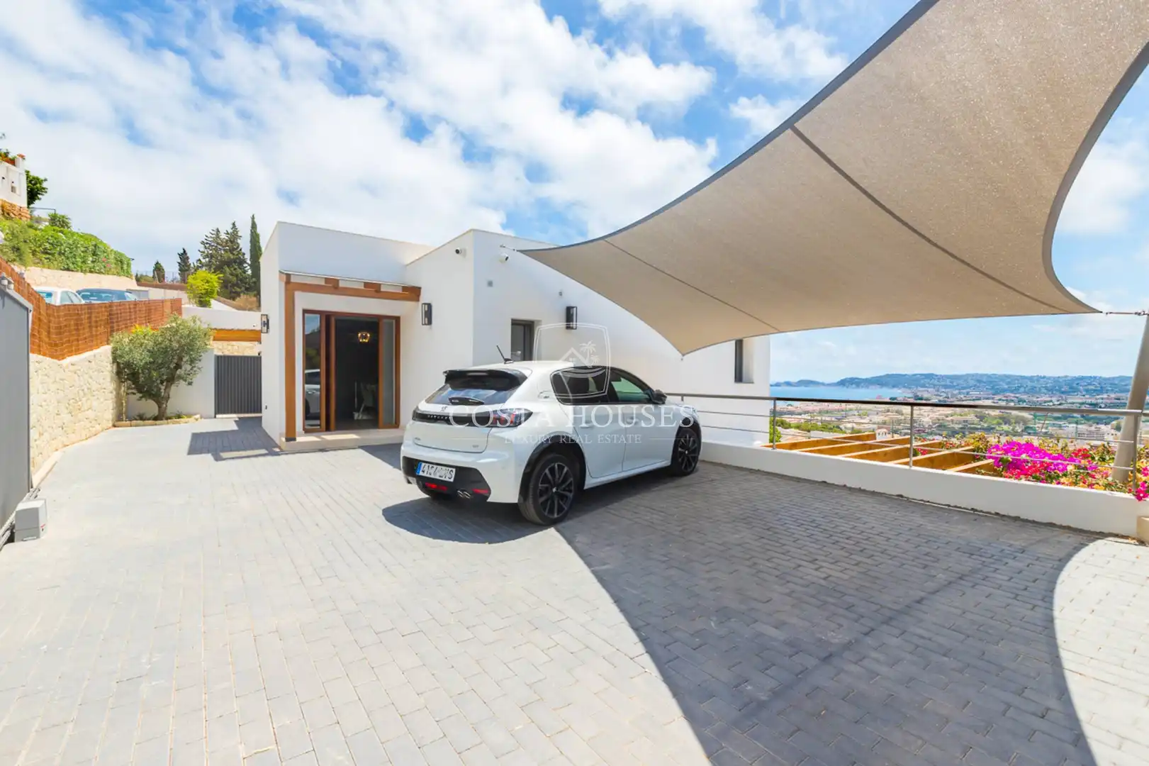 Vista exterior de Casa o chalet en venta en Jávea / Xàbia con Aire acondicionado, Jardín privado y Terraza
