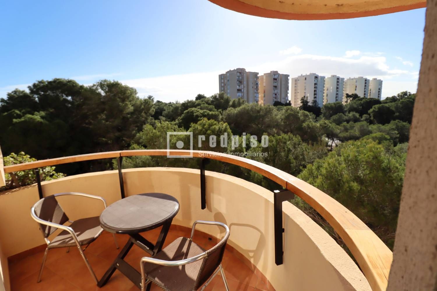 Terrace of Flat for rent in  Valencia Capital  with Air Conditioner, Private garden and Terrace