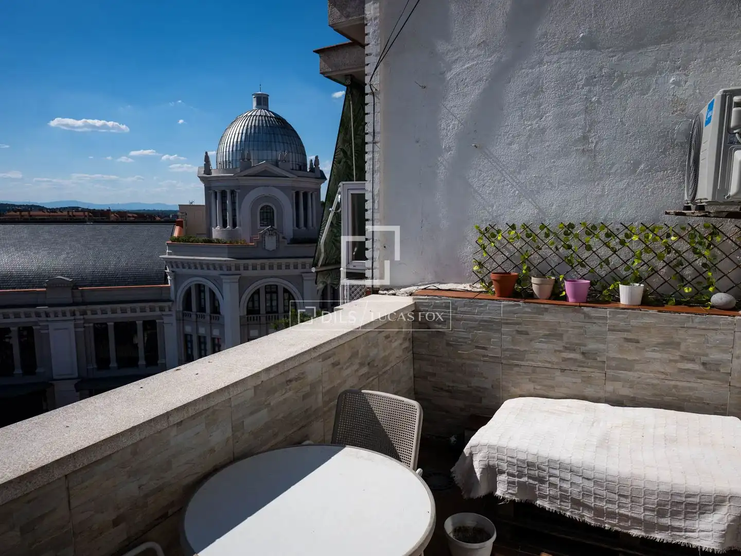 Terrasse von Dachboden zur Miete in Madrid mit Klimaanlage, Heizung und Terrasse