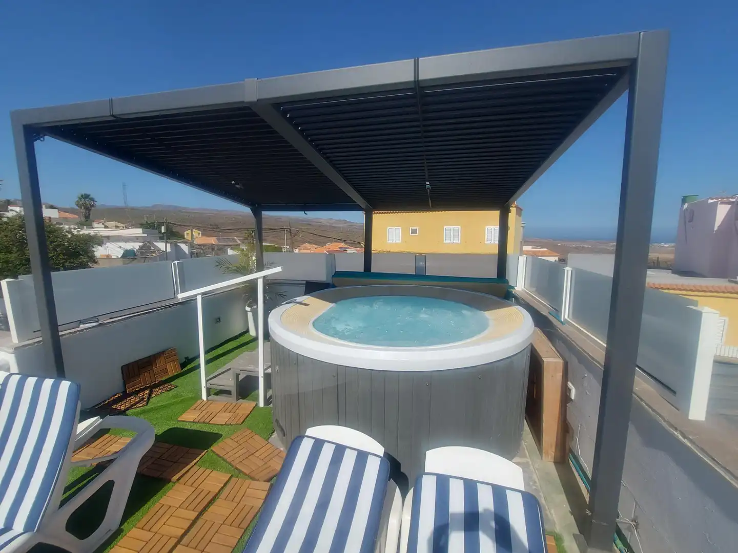 Terraza de Casa o chalet en venta en San Bartolomé de Tirajana con Aire acondicionado, Jardín privado y Terraza