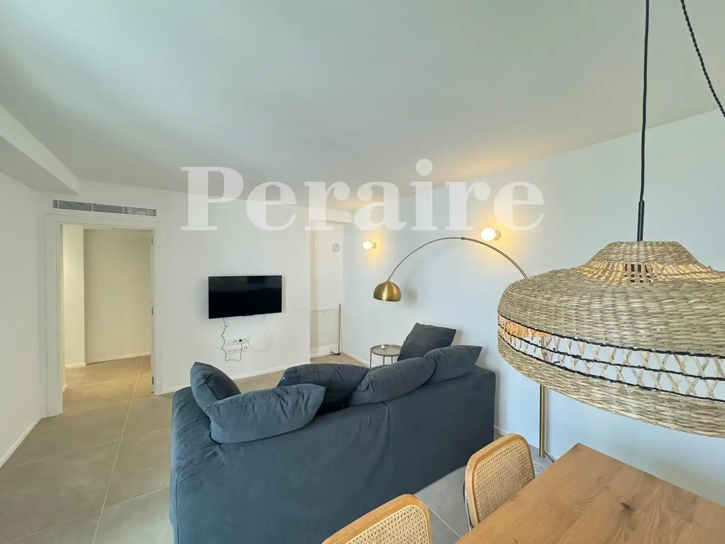 Sala d'estar de Casa o xalet de lloguer en Badalona amb Aire condicionat, Calefacció i Parquet