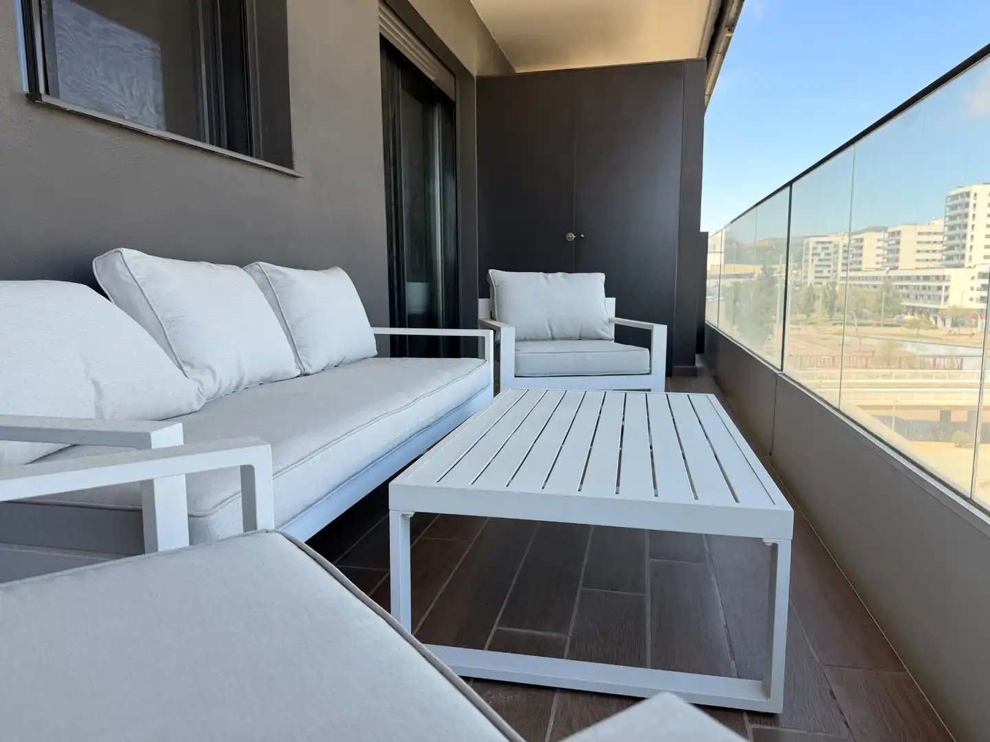 Terraza de Piso en venta en Badalona con Balcón y Piscina comunitaria
