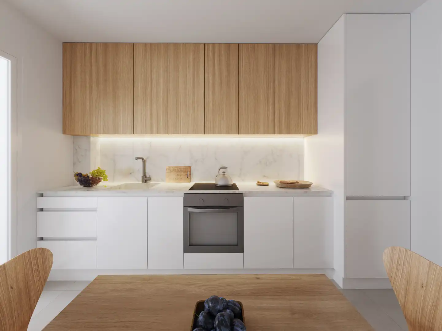 Cocina de Ático en venta en Colindres con Calefacción y Terraza