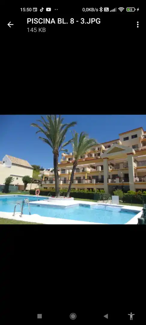 Exterior view of Flat for sale in Marbella  with Air Conditioner and Swimming Pool