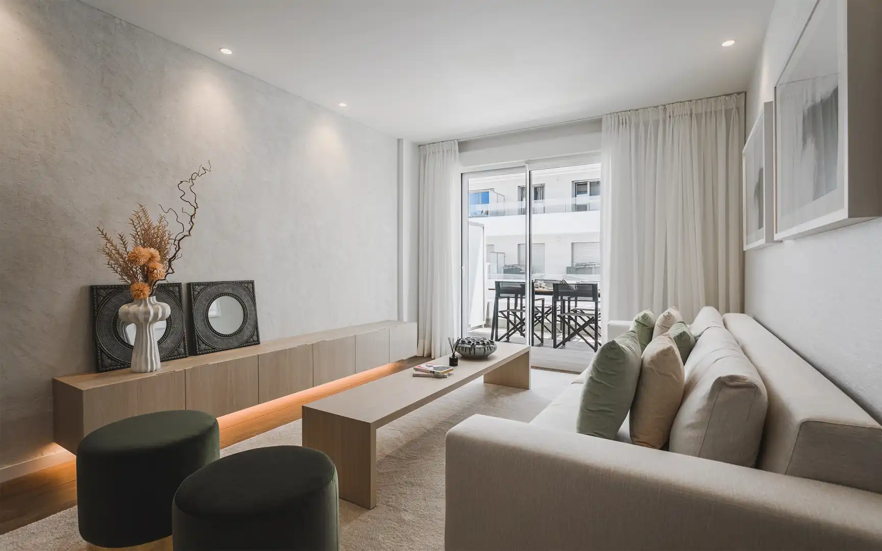 Sala de estar de Apartamento en venta en Marbella con Aire acondicionado, Terraza y Piscina