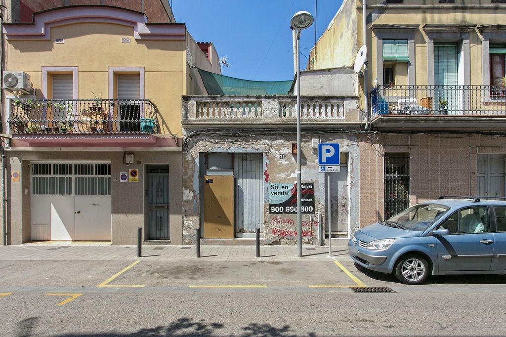 Exterior view of Land for sale in Badalona