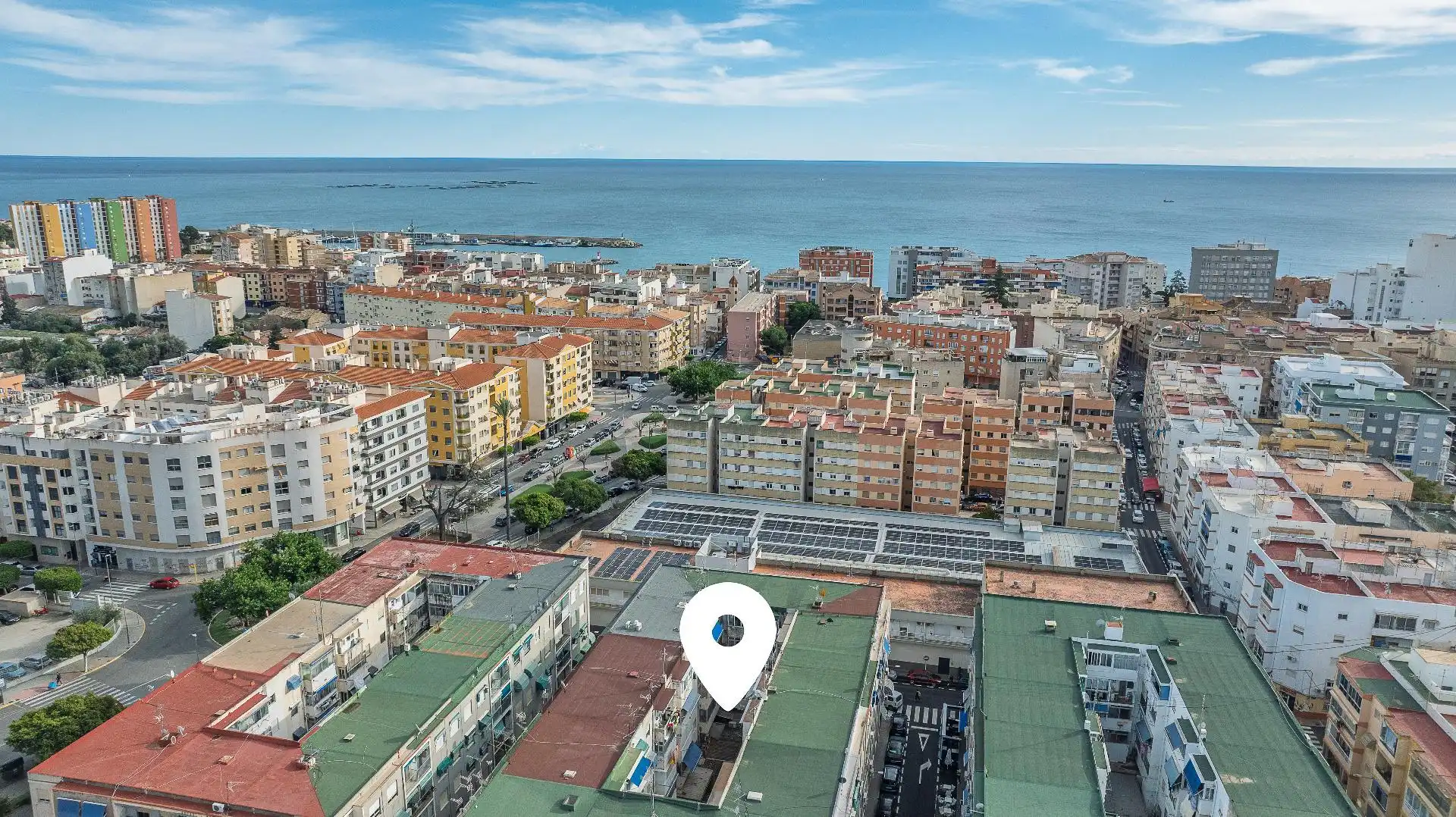 Vista exterior de Piso en venta en Villajoyosa / La Vila Joiosa con Aire acondicionado, Calefacción y Amueblado