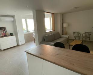Living room of Flat to rent in Alicante / Alacant  with Air Conditioner, Private garden and Balcony