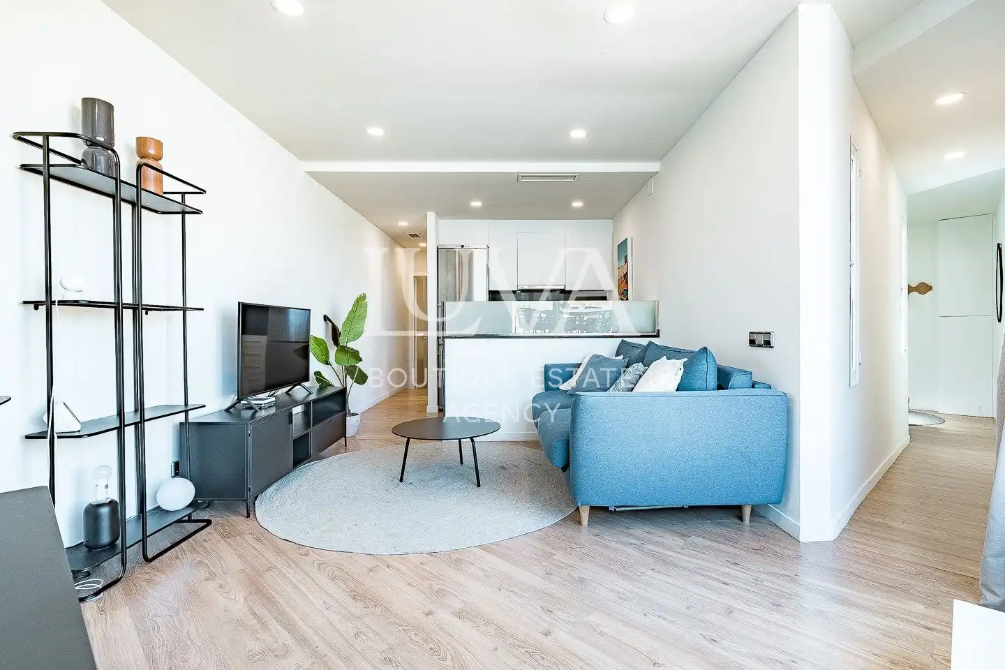 Sala de estar de Ático en venta en Barcelona con Aire acondicionado, Calefacción y Terraza