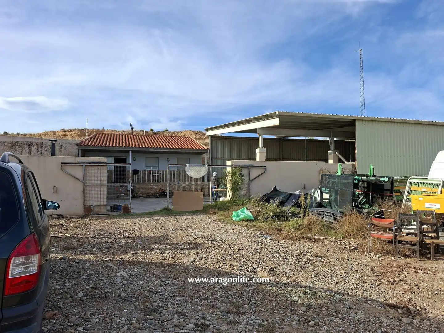 Finca rústica en venta en Chiprana con Jardín privado, Amueblado y Horno