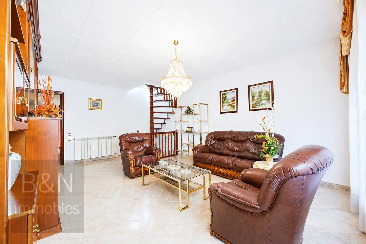 Sala de estar de Casa o chalet en venta en Terrassa con Calefacción y Terraza