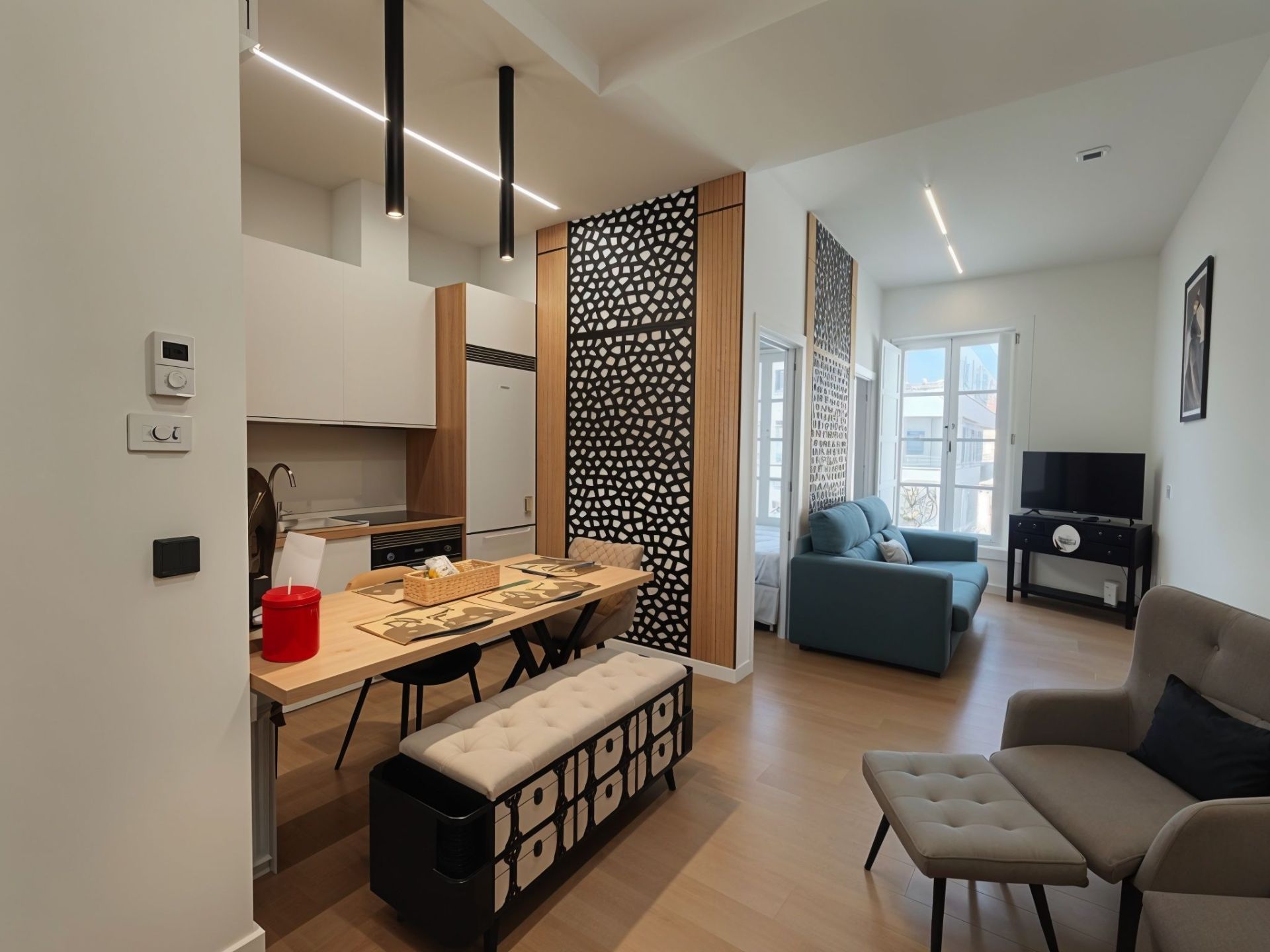 Living room of Apartment for sale in Vigo   with Air Conditioner, Heating and Furnished