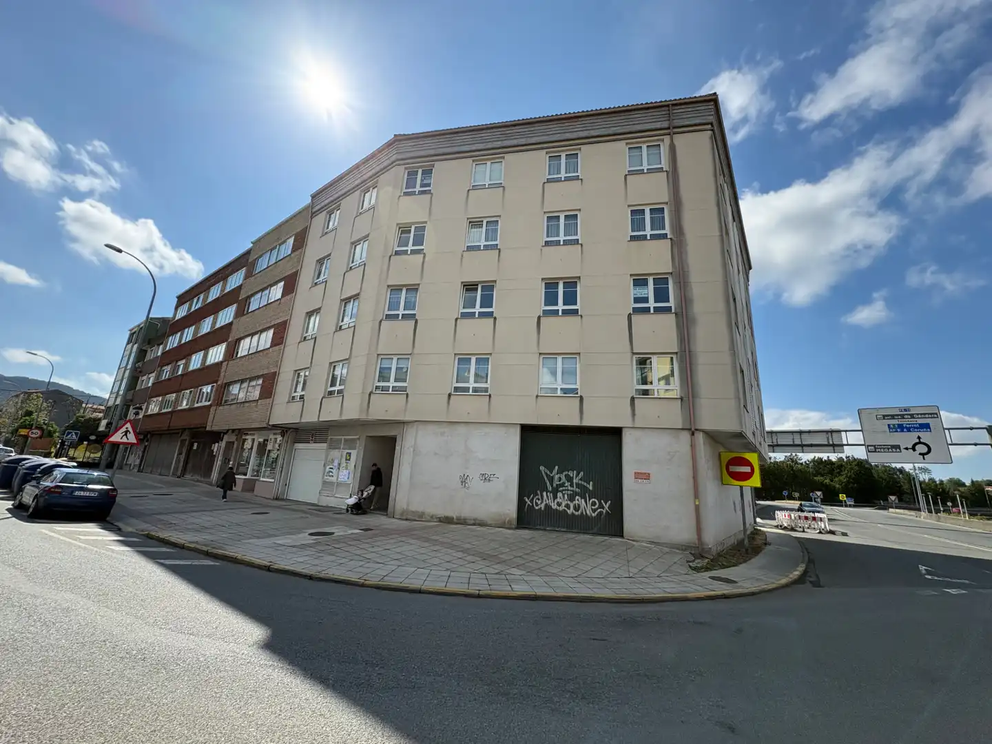 Vista exterior de Piso en venta en Narón con Trastero