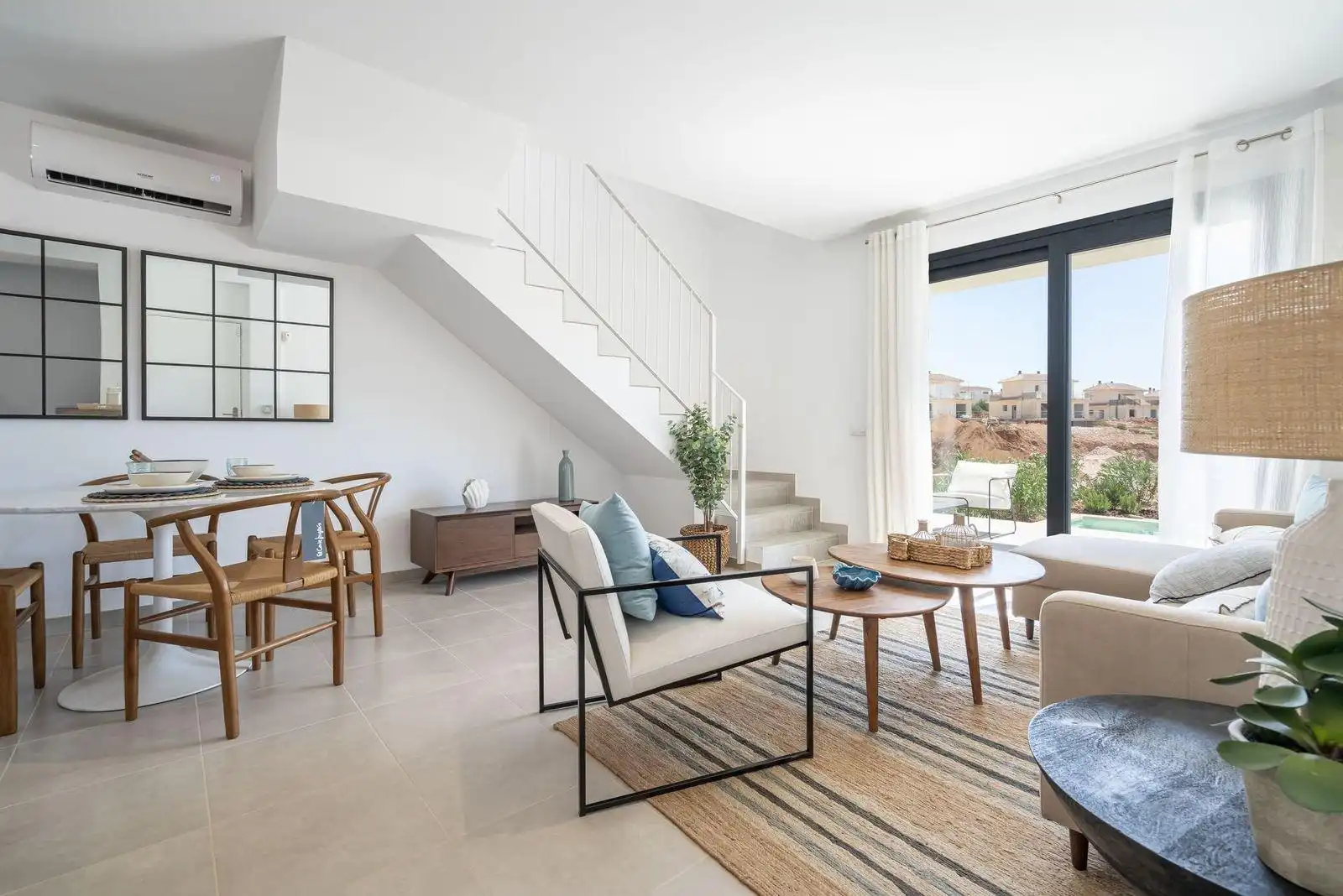 Sala d'estar de Casa adosada en venda en Manacor amb Aire condicionat, Calefacció i Jardí privat