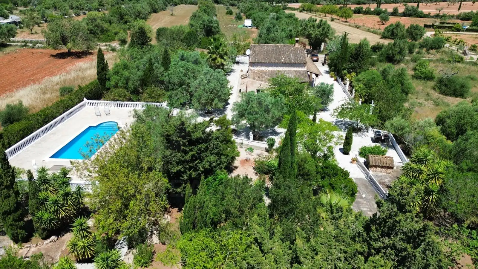 Garden of Houses for sale in Algaida  with Air Conditioner, Heating and Terrace