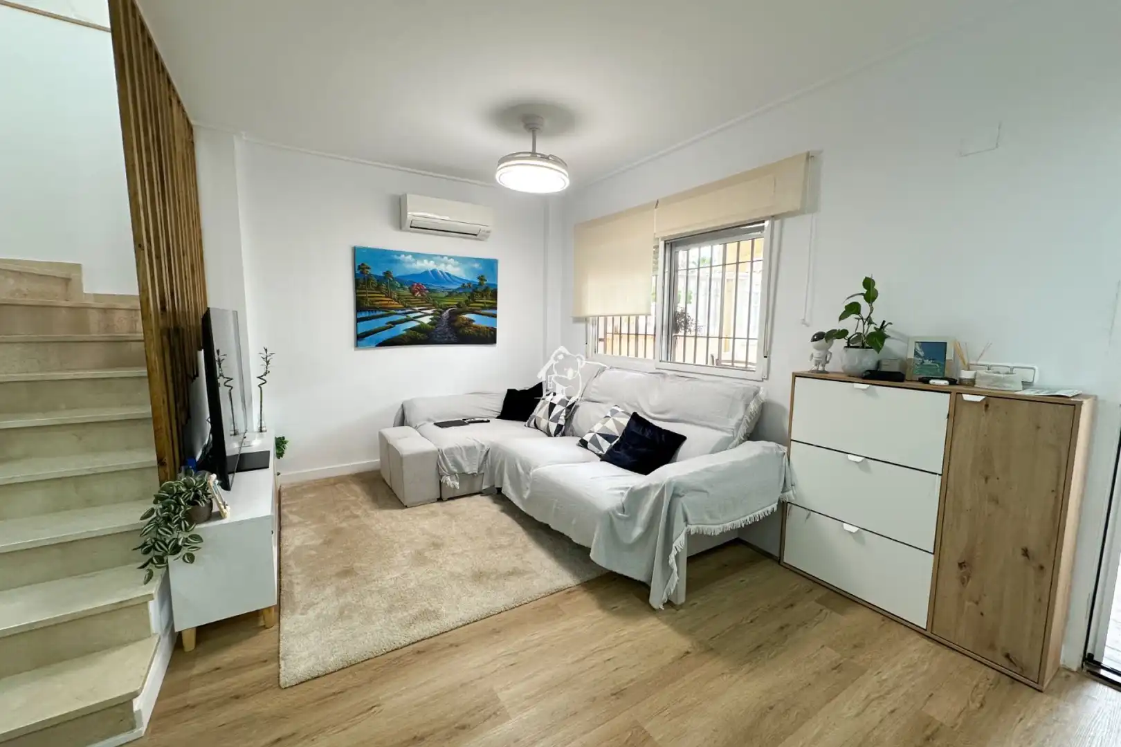 Living room of Detached homes for rent in Orihuela  with Air Conditioner, Terrace and Swimming Pool