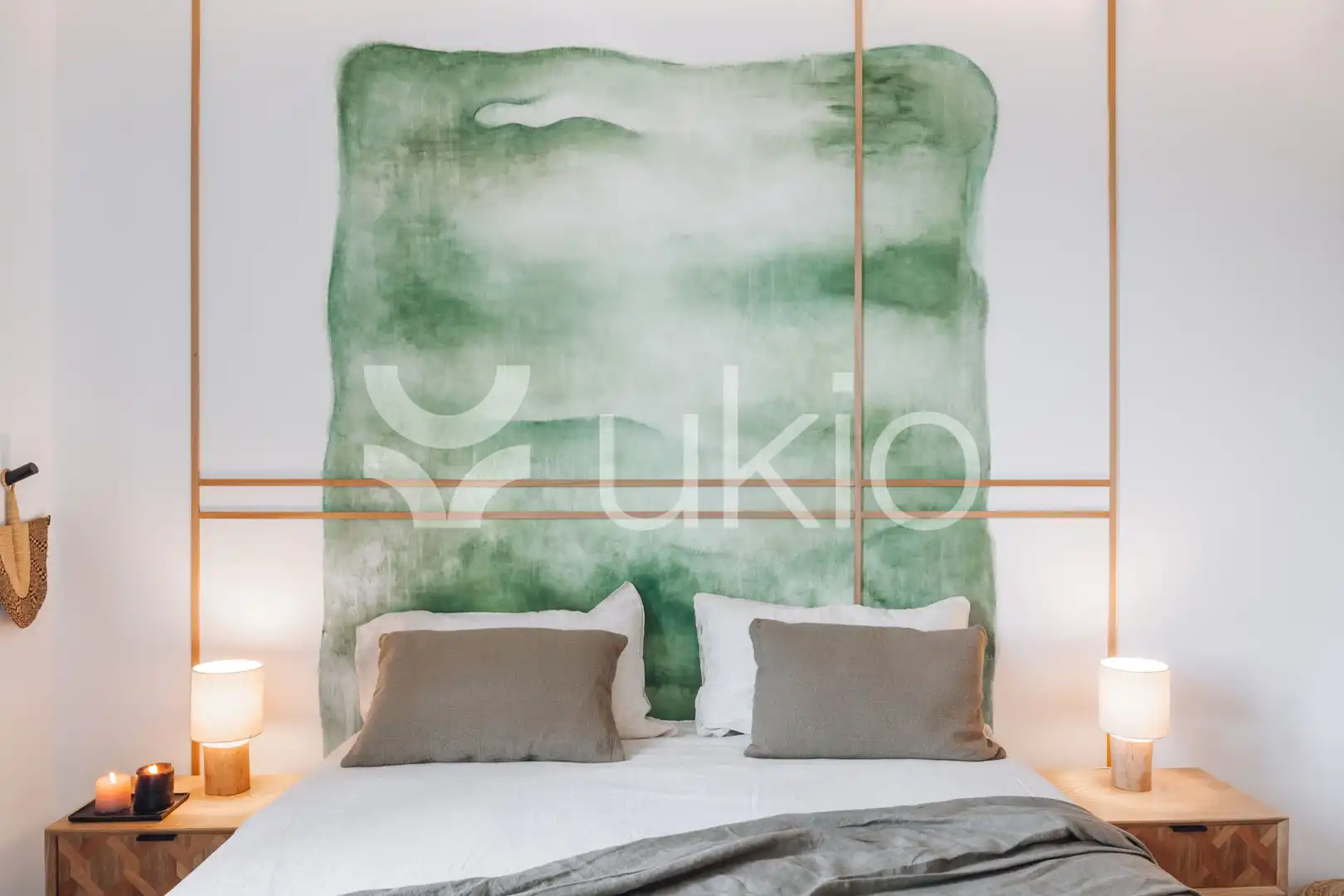 Schlafzimmer von Wohnungen zur Miete in Barcelona mit Klimaanlage, Heizung und Möbliert