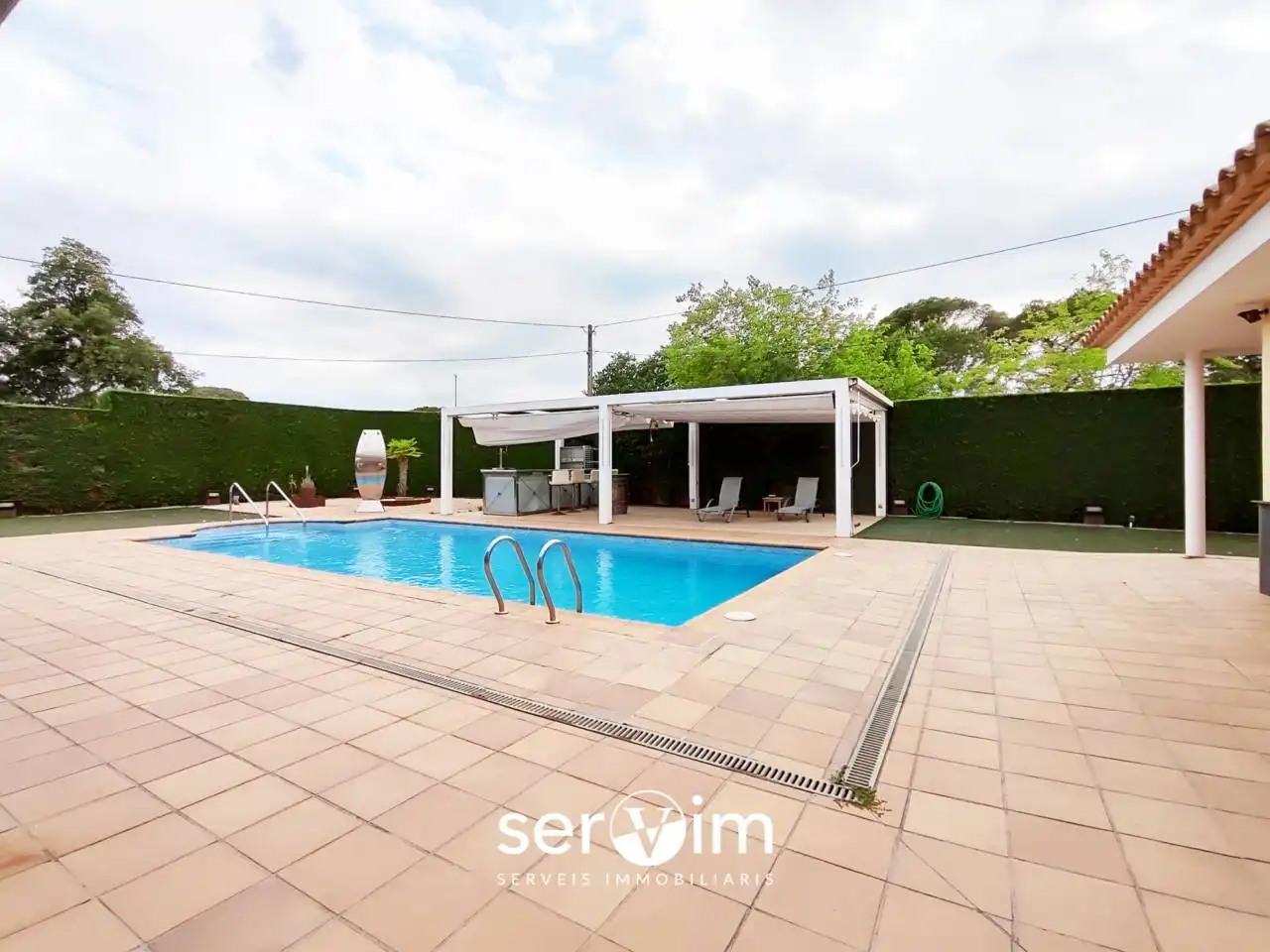 Swimming pool of Houses for sale in Llagostera  with Air Conditioner, Private garden and Terrace