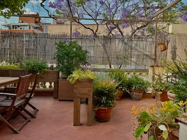 Terraza de Casa o chalet de alquiler en Barcelona con Aire acondicionado, Calefacción y Jardín privado