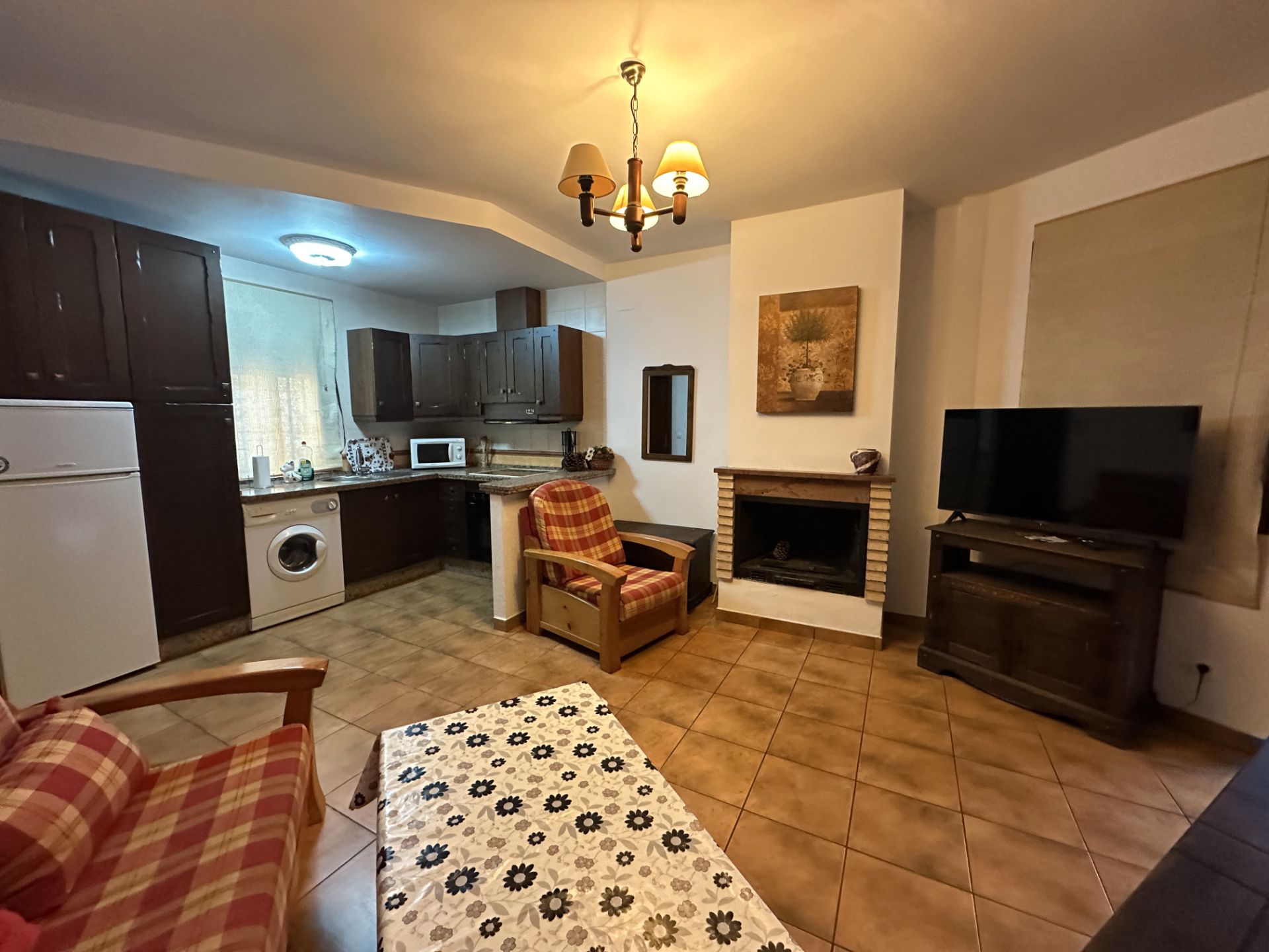 Wohnzimmer von Wohnung zum verkauf in La Iruela mit Klimaanlage, Abstellraum und Gemeinschaftspool