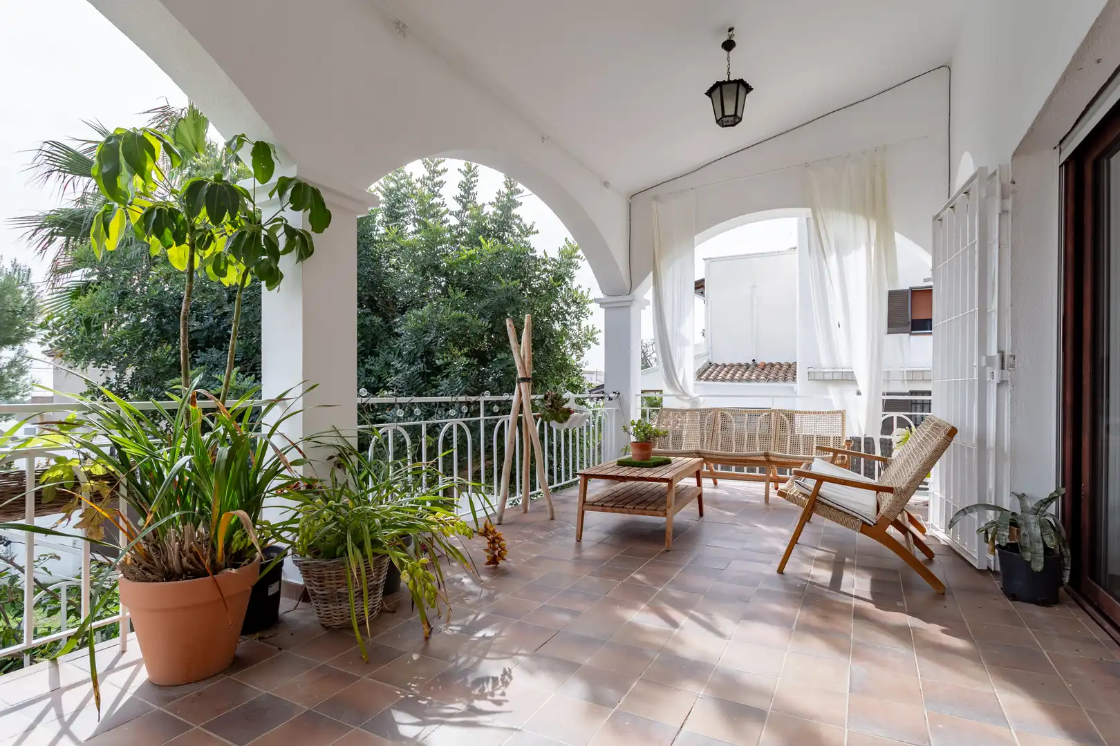 Terrassa de Casa o xalet en venda en Cunit amb Aire condicionat, Calefacció i Jardí privat