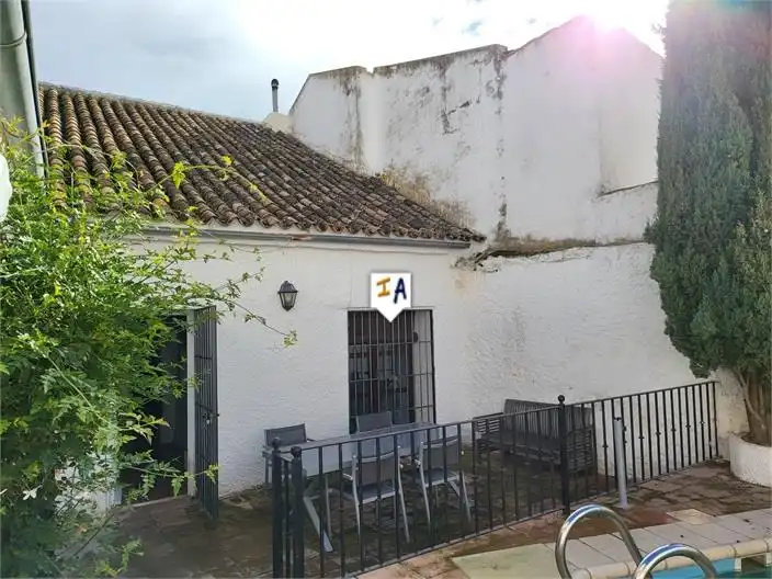 Jardí de Casa adosada en venda en Lora de Estepa amb Piscina
