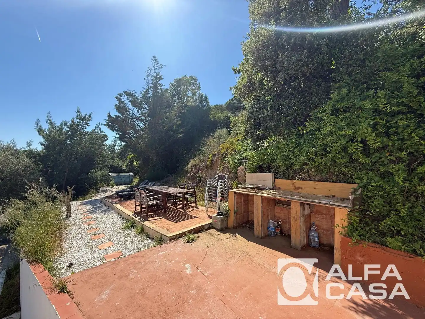 Vista exterior de Casa o chalet en venta en Vidreres con Terraza, Amueblado y Horno