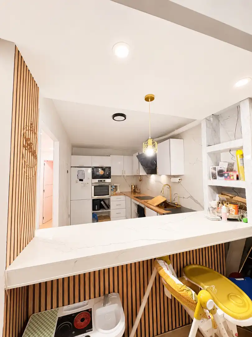 Cocina de Estudio en venta en Santa Coloma de Gramenet con Aire acondicionado y Amueblado