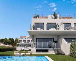 Exterior view of Single-family semi-detached for sale in Benalmádena  with Air Conditioner, Heating and Terrace