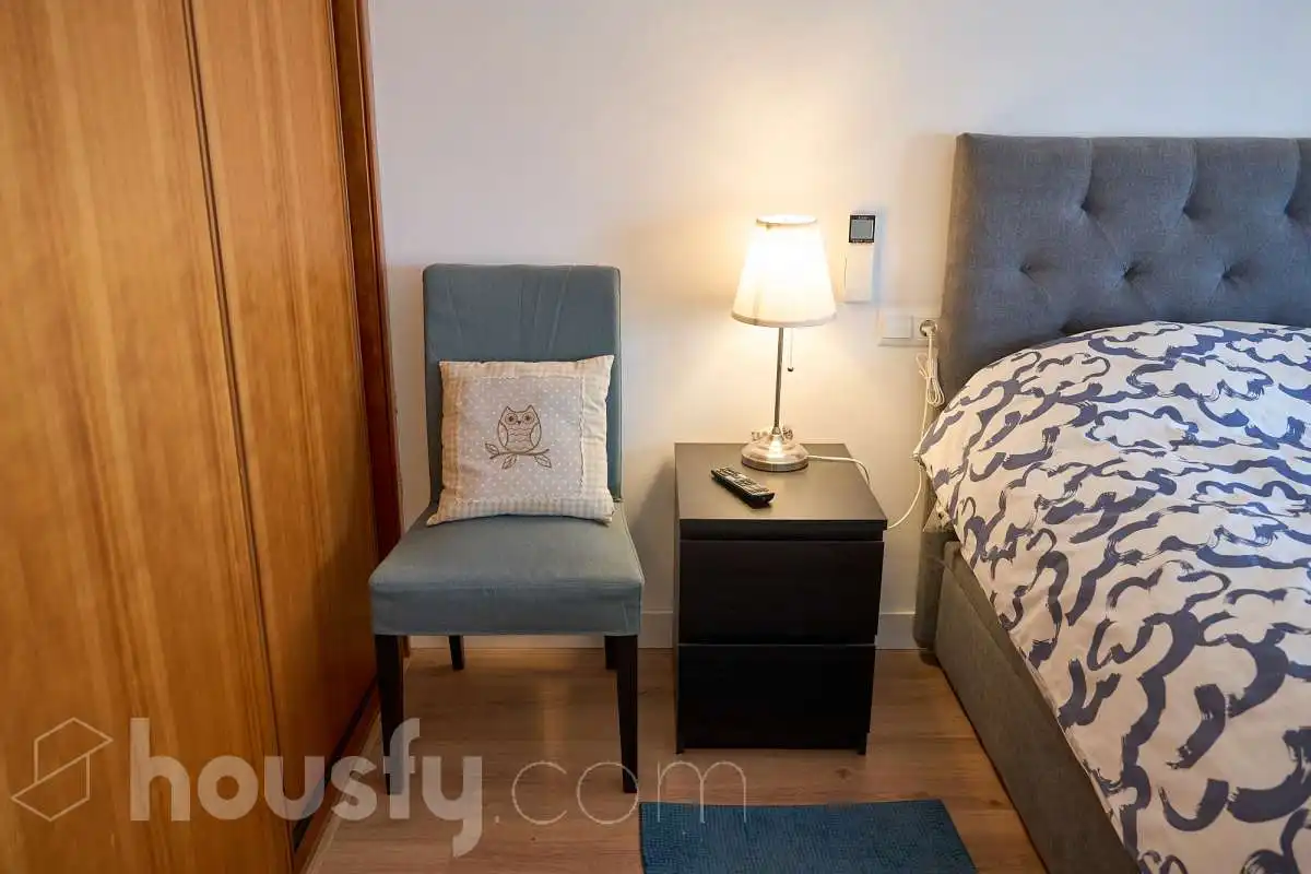 Schlafzimmer von Wohnung zum Verkauf in  Palma de Mallorca mit Klimaanlage, Heizung und Privatgarten