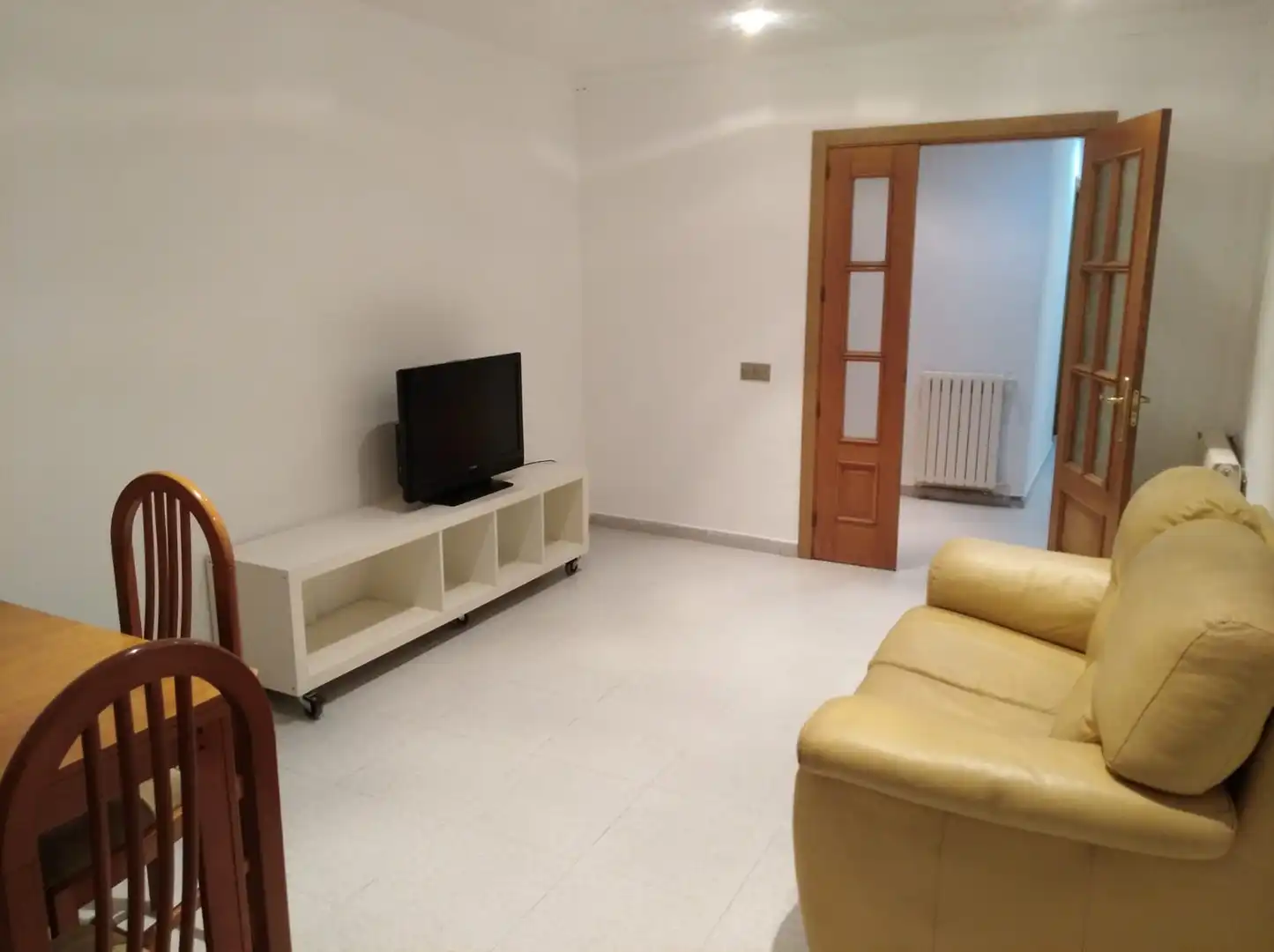 Sala de estar de Piso en venta en Girona con Terraza y Amueblado