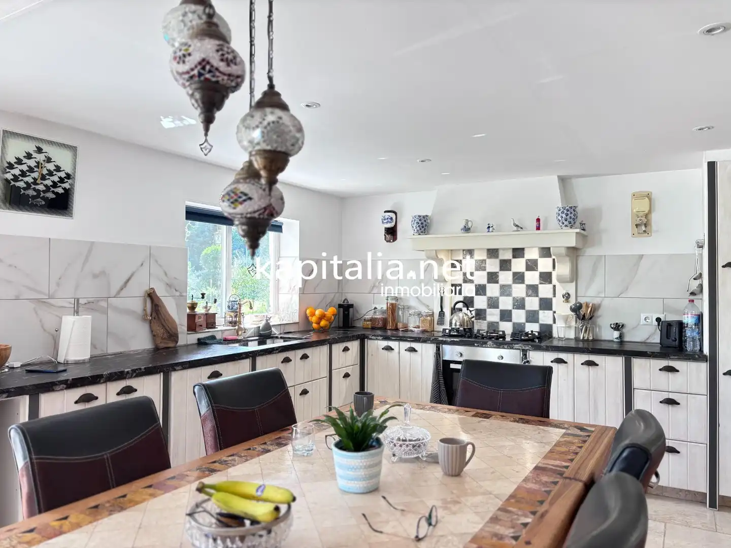 Kitchen of Houses for sale in Quatretonda  with Air Conditioner, Private garden and Terrace