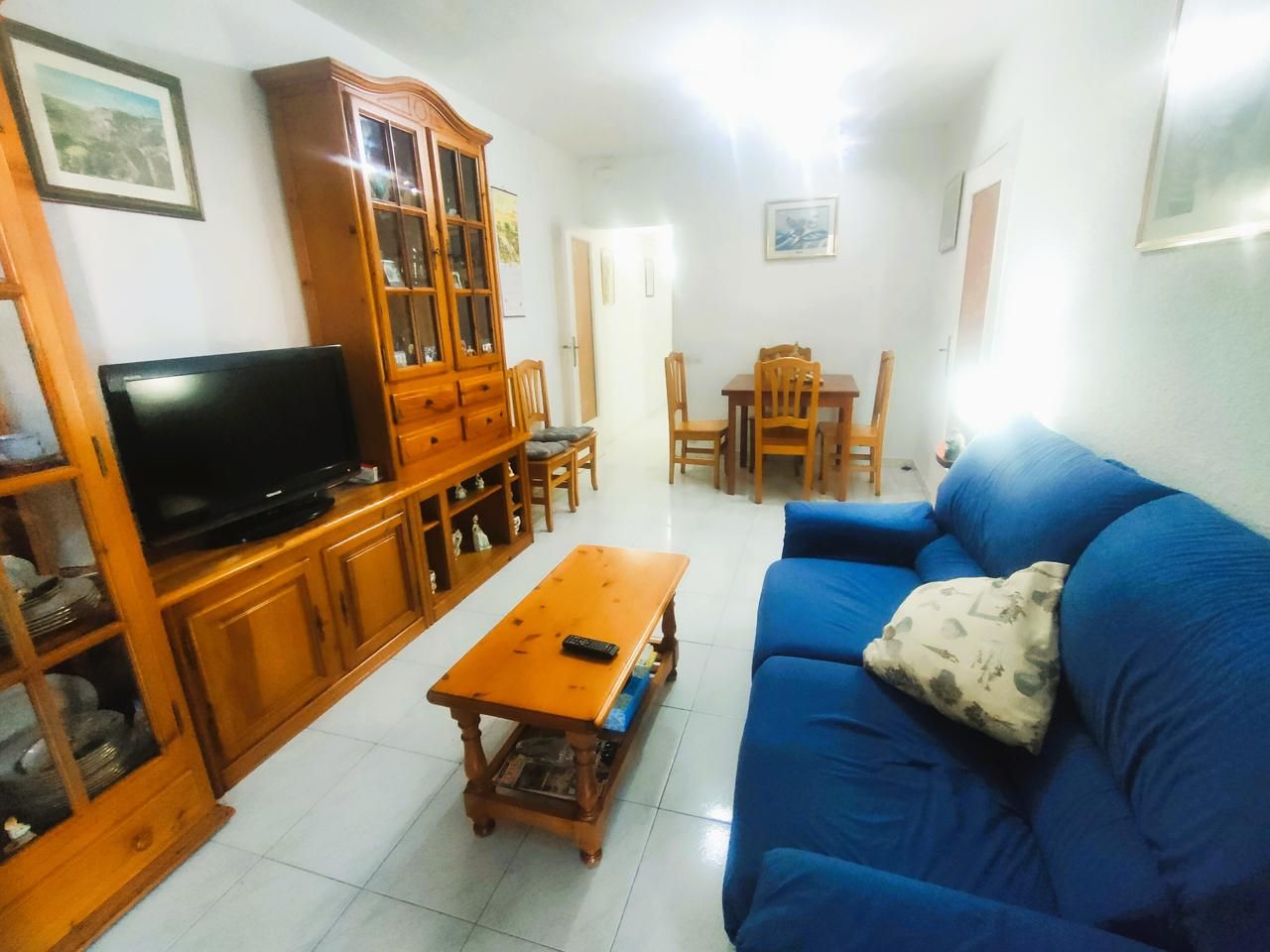 Sala d'estar de Pis en venda en Sant Feliu de Llobregat amb Aire condicionat i Balcó
