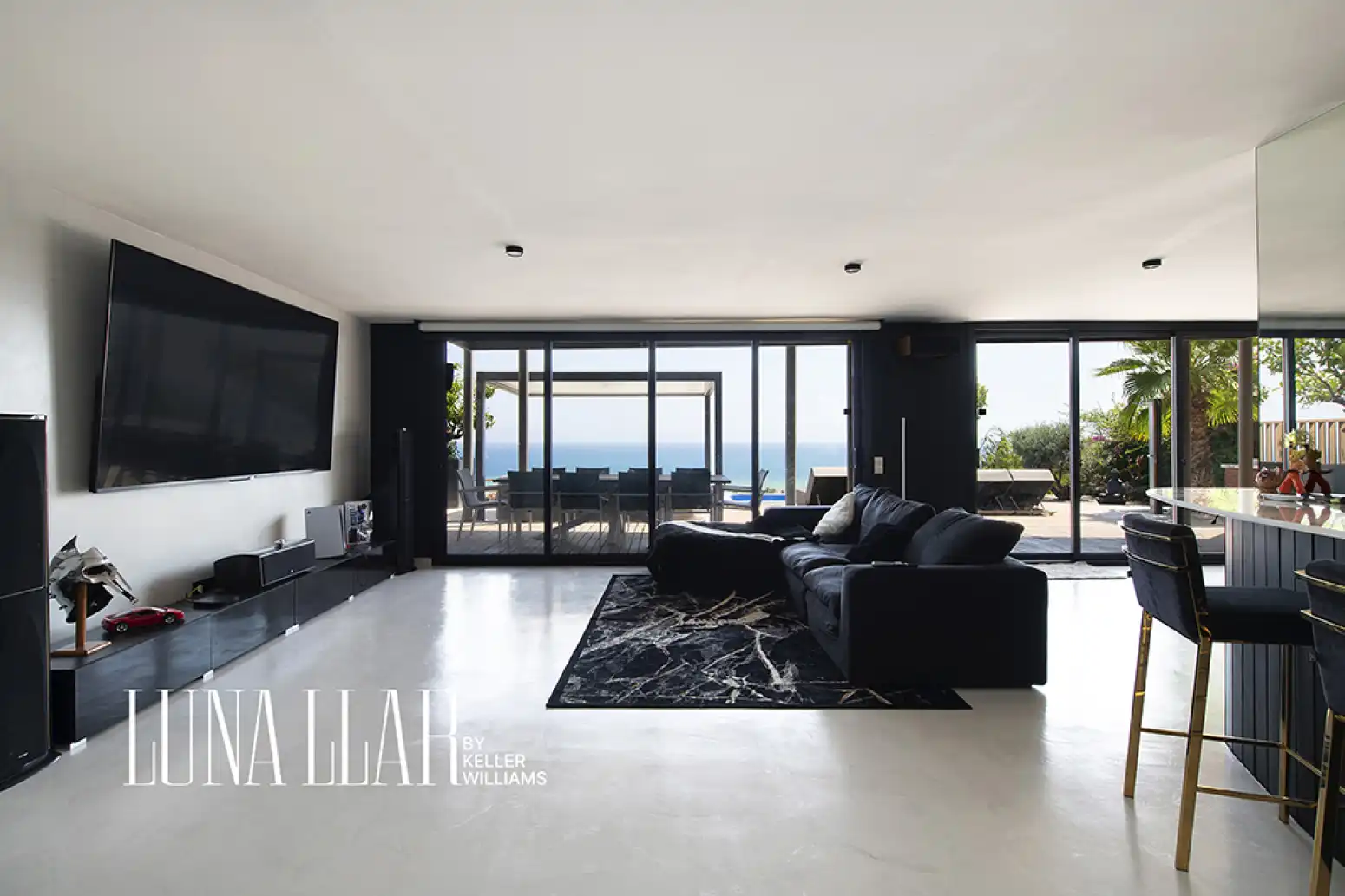 Wohnzimmer von Haus oder Chalet zur Miete in Sitges mit Klimaanlage, Terrasse und Möbliert