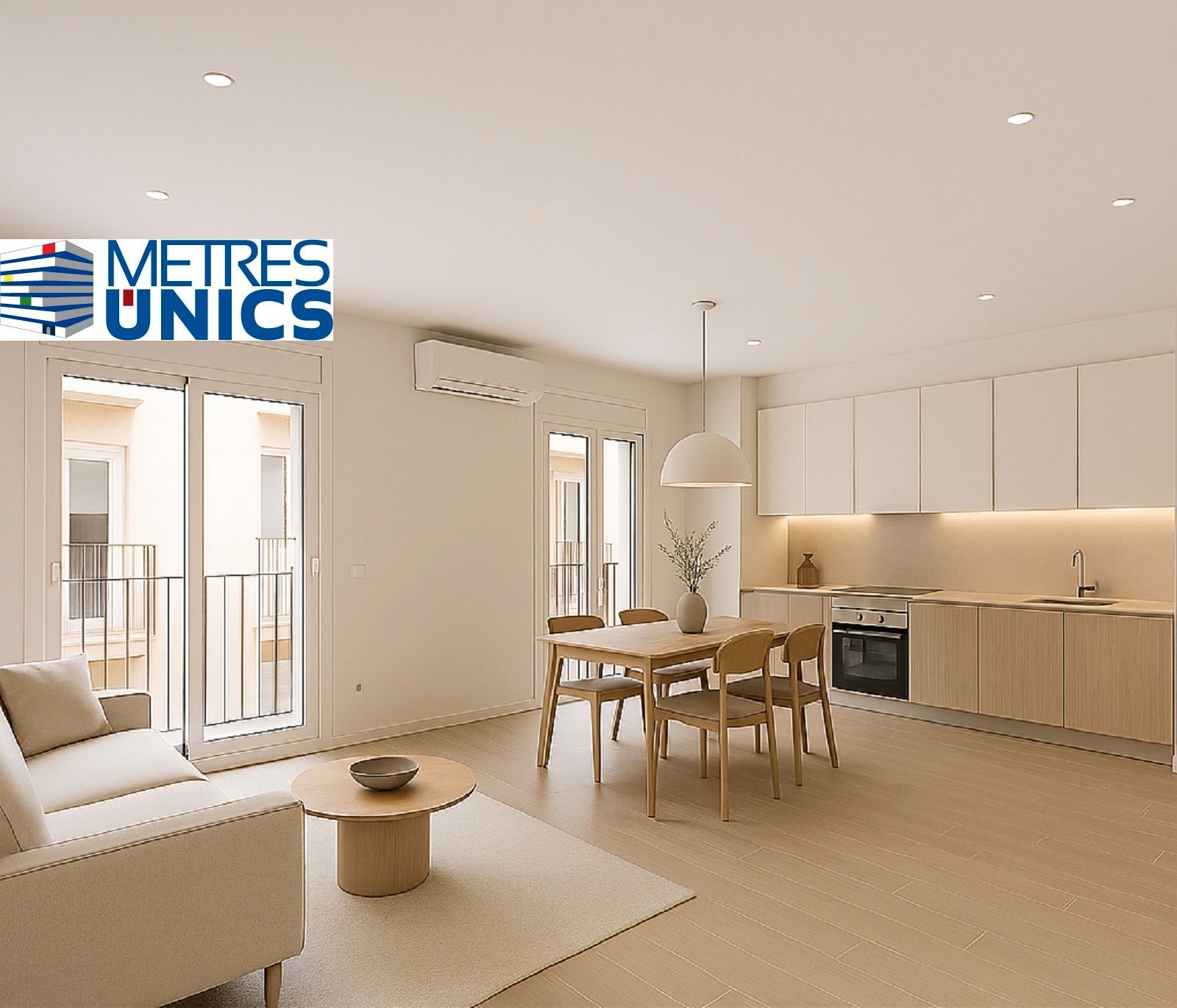 Vista exterior de Apartament en venda en Granollers amb Aire condicionat, Calefacció i Forn