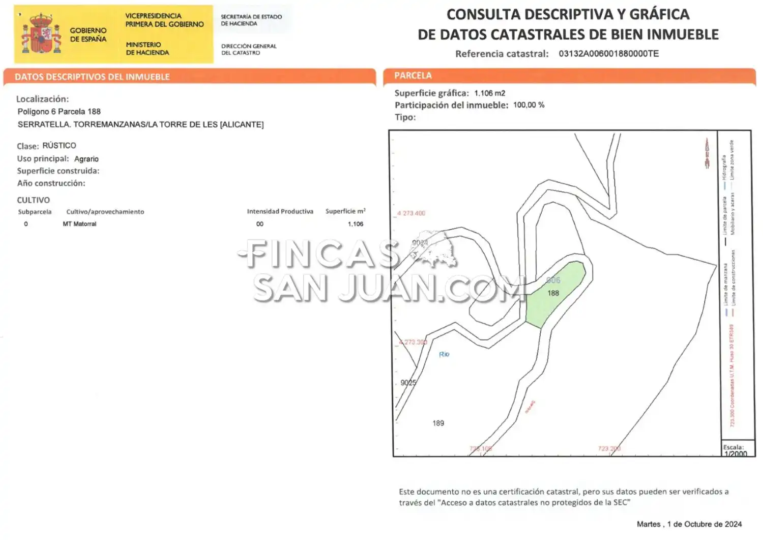 Terreny residencial en venda a Torremanzanas / La Torre de les Maçanes, imagen 24
