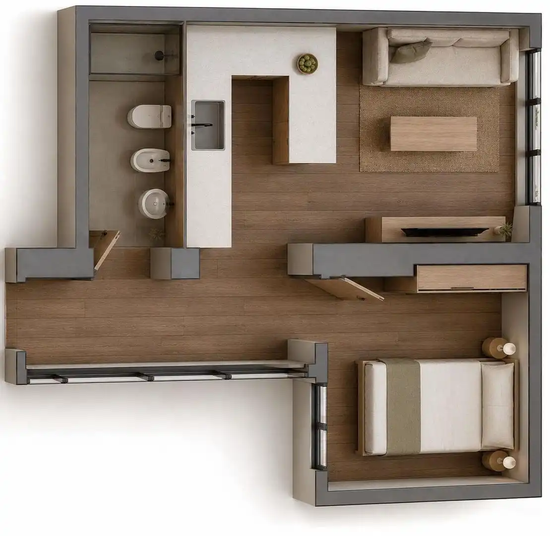 Baño de Piso en venta en Cádiz con Aire acondicionado, Calefacción y Parquet
