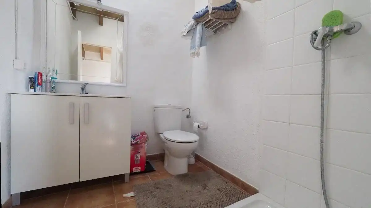 Baño de Finca rústica en venta en Pollença con Calefacción, Jardín privado y Terraza