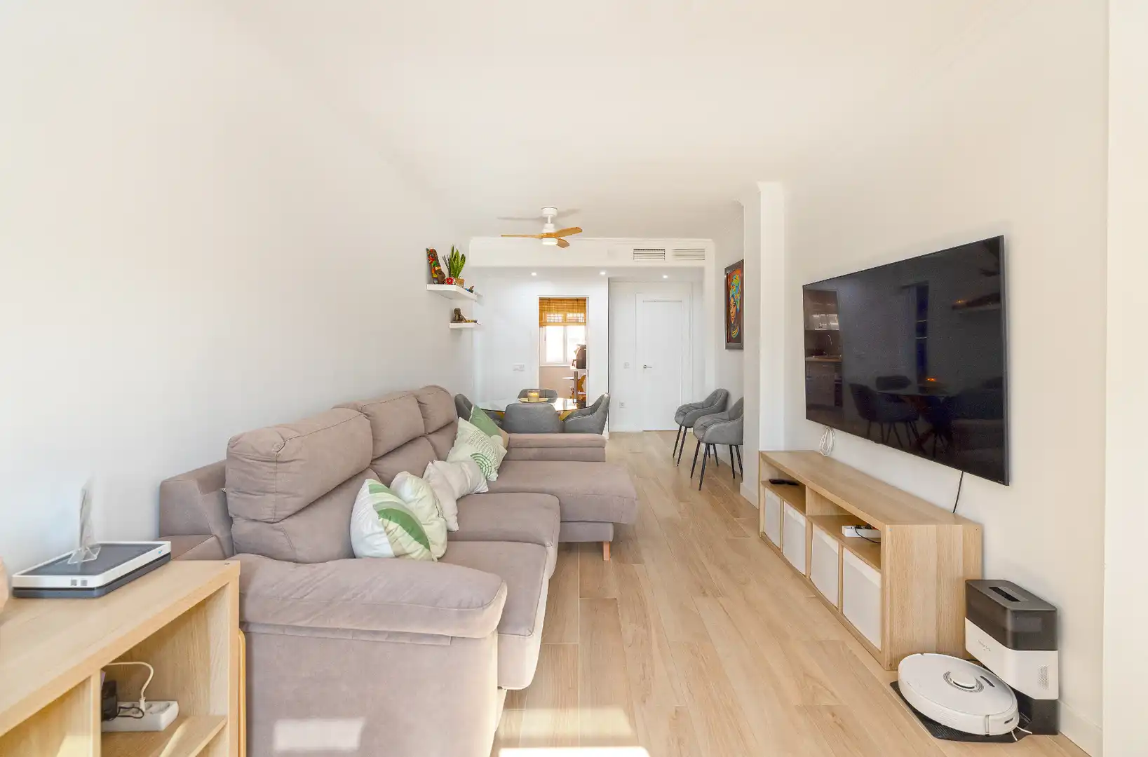Sala d'estar de Pis en venda en Málaga amb Aire condicionat, Calefacció i Terrassa