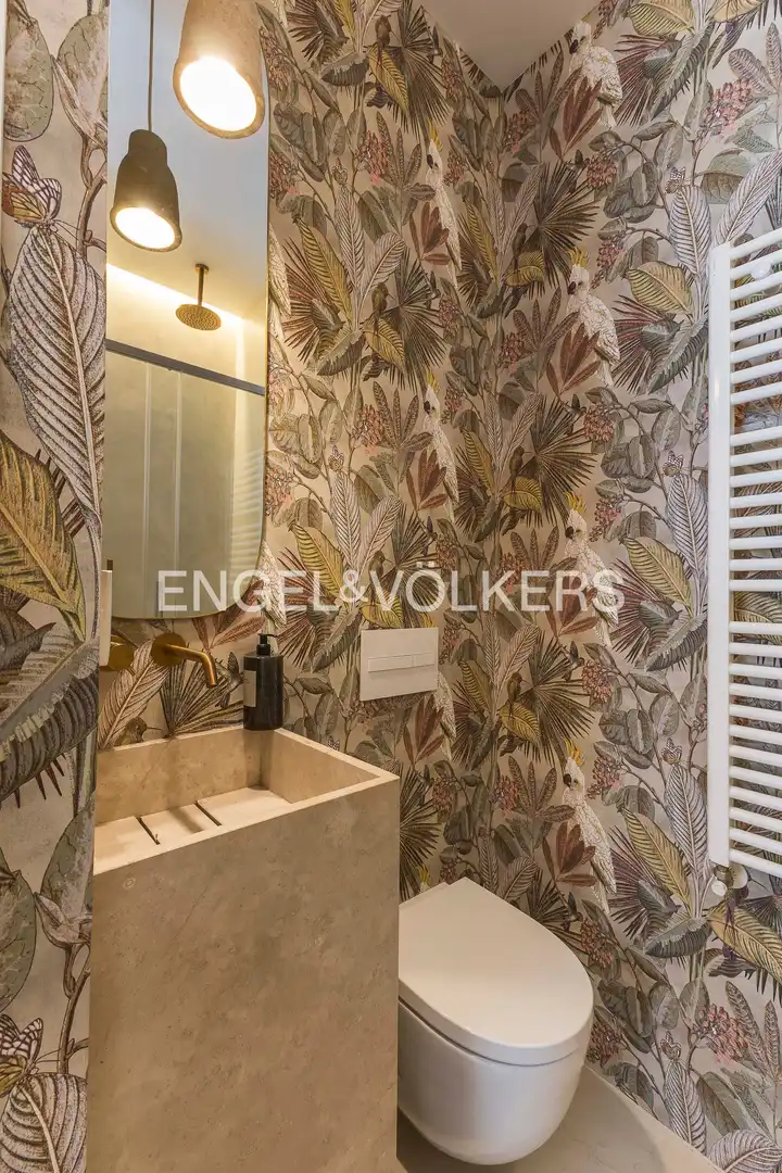 Badezimmer von Dachboden zur Miete in Madrid mit Klimaanlage, Heizung und Terrasse