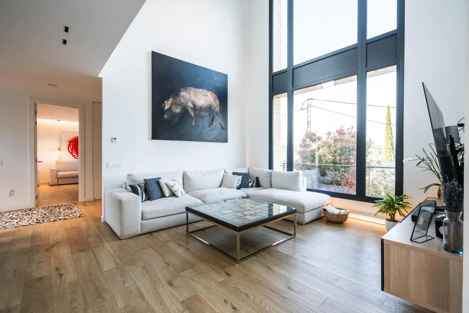 Sala de estar de Casa o chalet en venta en Torrelodones con Calefacción, Jardín privado y Terraza