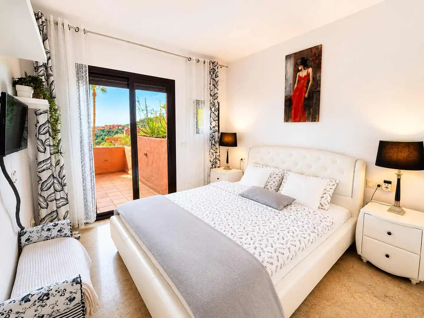 Habitación de Apartamento en venta en Manilva con Aire acondicionado, Calefacción y Terraza