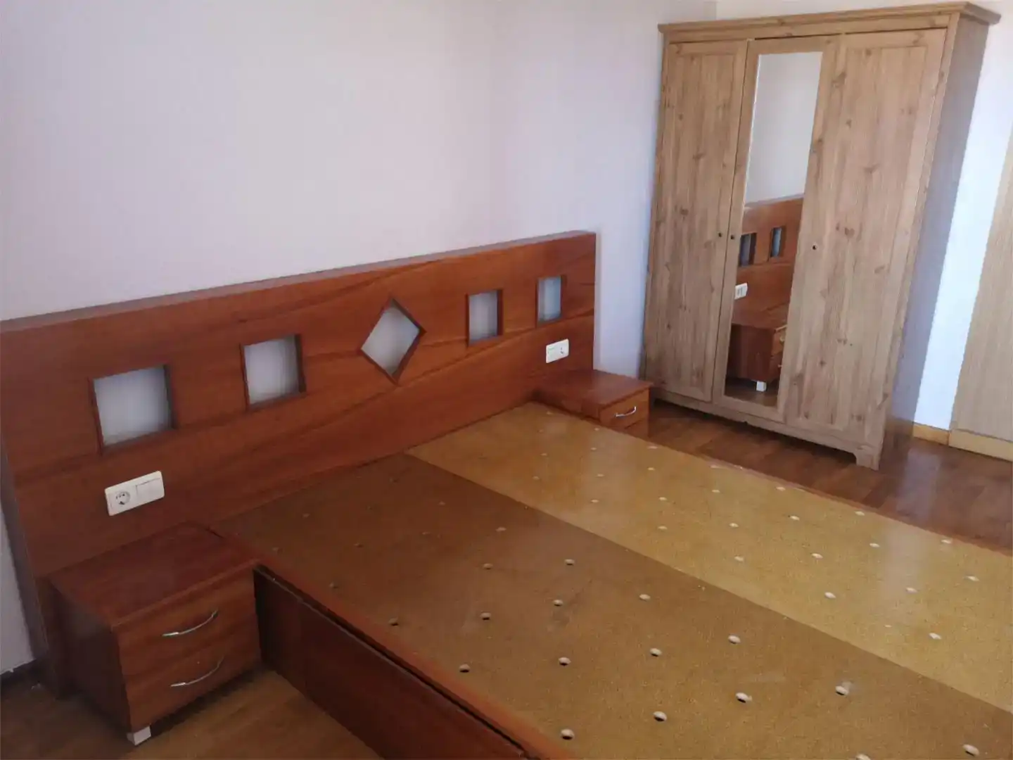 Bedroom of Flat for sale in Tudela  with Air Conditioner and Balcony