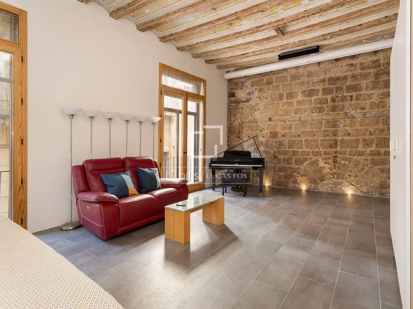 Sala de estar de Piso en venta en Barcelona con Aire acondicionado, Calefacción y Terraza